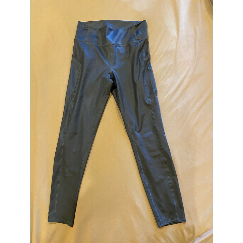 Laure Ralph Lauren | Women's Stretch Jersey Athleisure Leggings, Pockets,‎ Large